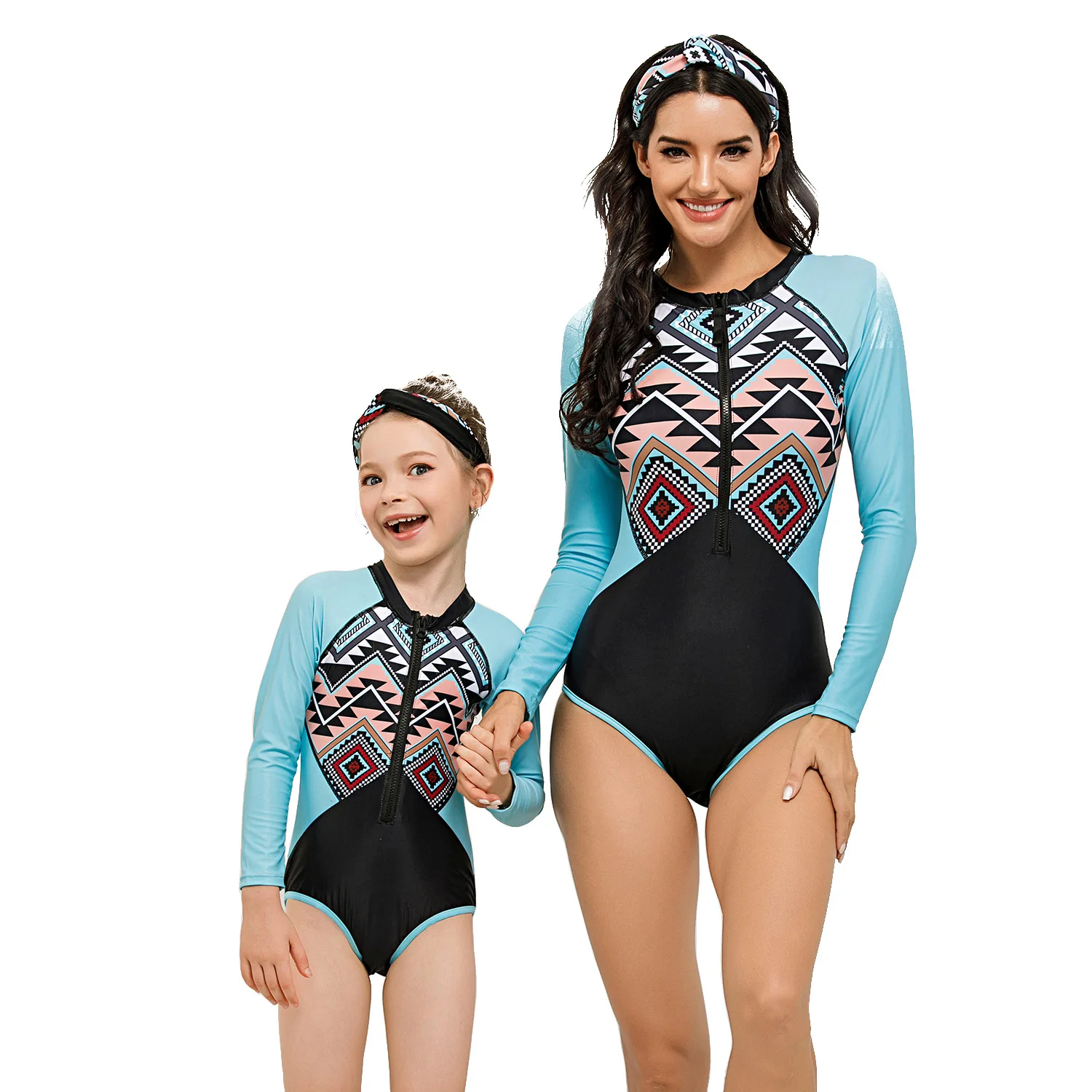 2021 long sleeve one piece swimsuit for women and girls family matching bath suit mom and baby daughter swimwear skirted
2021 long sleeve one piece swimsuit for women and girls family matching bath suit mom and baby daughter swimwear skirted
