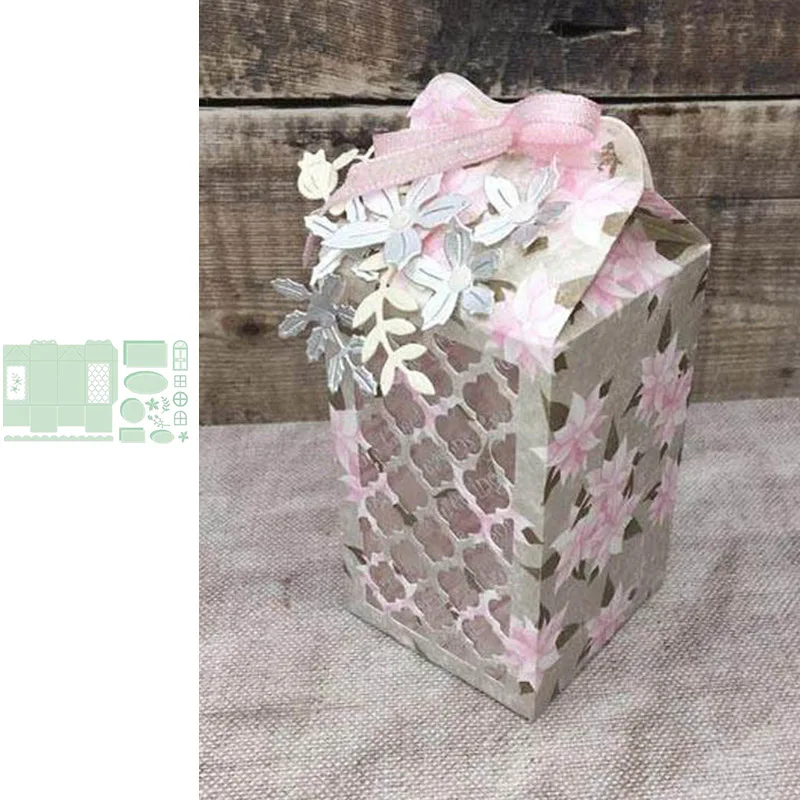 Lace Cylindrical Gift Box Metal Cutting Dies for Scrapbooking and Card Making Paper Craft New die cuts
Lace Cylindrical Gift Box Metal Cutting Dies for Scrapbooking and Card Making Paper Craft New die cuts