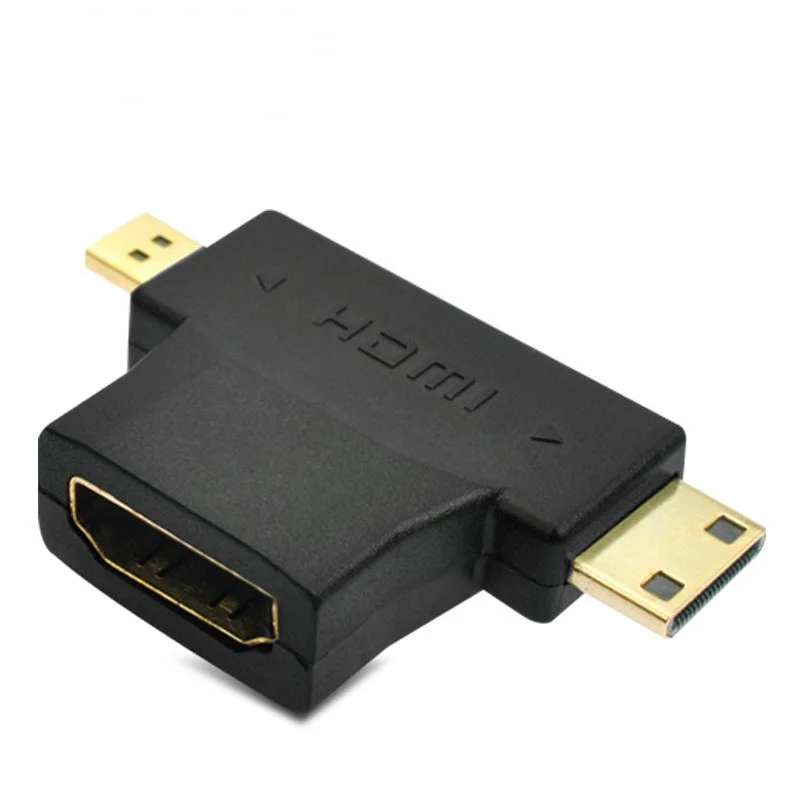 Micro HDMI-совместимый мини HDMI-совместимый штекер к HDMI-совместимый 1,4 гнездо 90 градусов 2 в 1 комбинированный адаптер
Micro HDMI-совместимый мини HDMI-совместимый штекер к HDMI-совместимый 1,4 гнездо 90 градусов 2 в 1 комбинированный адаптер