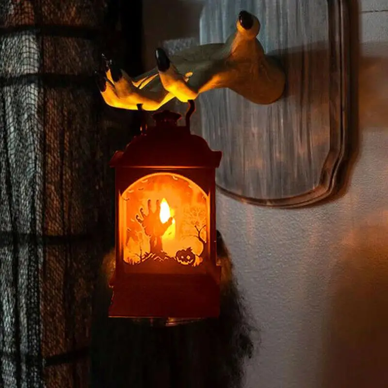 Hanging Lantern Halloween LED LED Lantern Pumpkin Castle Light Vintage Plastic Kids Witch Lamp
Hanging Lantern Halloween LED LED Lantern Pumpkin Castle Light Vintage Plastic Kids Witch Lamp