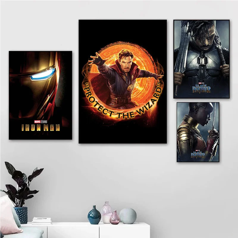 Marvel Avengers Superhero Captain America Iron Man Anime Poster Canvas Painting Wall Art Kids Room Decoration
Marvel Avengers Superhero Captain America Iron Man Anime Poster Canvas Painting Wall Art Kids Room Decoration