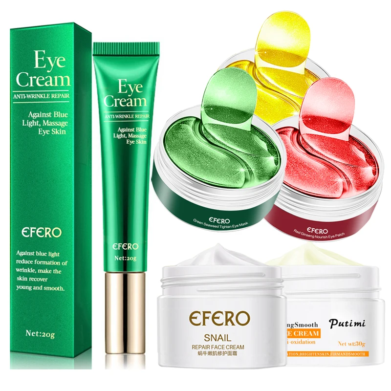 Eye Mask Moisturizing Firming Hyaluronic Acid Hydrogel Eye Patches Snail Essence Moisturizing Face Cream Collagen Eye Cream Care
Eye Mask Moisturizing Firming Hyaluronic Acid Hydrogel Eye Patches Snail Essence Moisturizing Face Cream Collagen Eye Cream Care