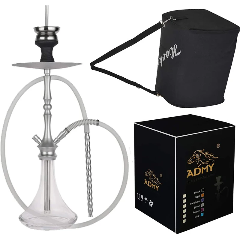 ADMY Aluminum Hookah Shisha Chicha Narguile Nargile Smoking Water Pipe Household Outdoor Gift Hookah And Accessories Set
ADMY Aluminum Hookah Shisha Chicha Narguile Nargile Smoking Water Pipe Household Outdoor Gift Hookah And Accessories Set