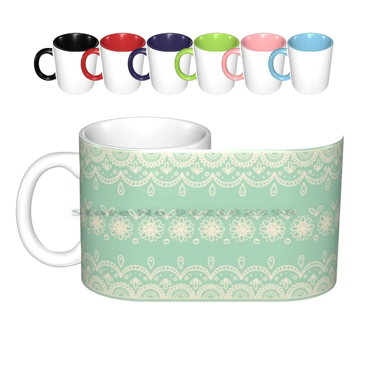 Minty Lace Border Ceramic Mugs Coffee Cups Milk Tea Mug Lace Lacy Mint Green Mint Green Pastel Pastel Green Pretty Cute Frilly
Minty Lace Border Ceramic Mugs Coffee Cups Milk Tea Mug Lace Lacy Mint Green Mint Green Pastel Pastel Green Pretty Cute Frilly