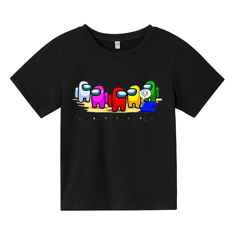 Among us t shirt for boy among us t shirt cotton shirt kids 4-14 years Funny Clothes Boys Costume Children Tops Hot Game
Among us t shirt for boy among us t shirt cotton shirt kids 4-14 years Funny Clothes Boys Costume Children Tops Hot Game