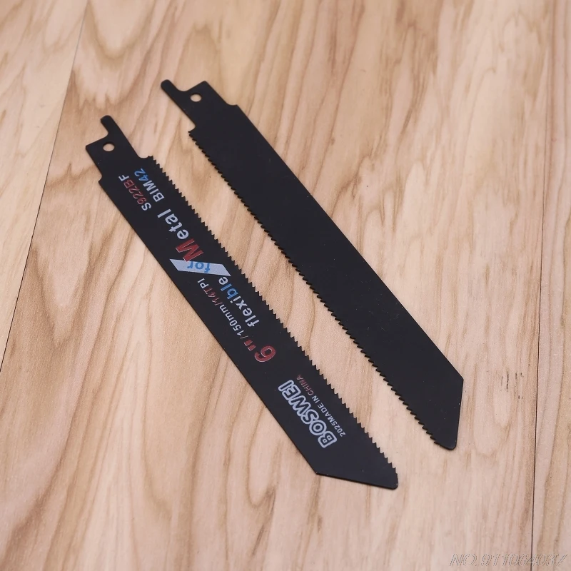 2pcs 150mm 18TPI BIM Reciprocating Sabre Saw Blades for Cutting Metal Aluminum Sheets Wood Plastic D07 20 Dropshipping
2pcs 150mm 18TPI BIM Reciprocating Sabre Saw Blades for Cutting Metal Aluminum Sheets Wood Plastic D07 20 Dropshipping