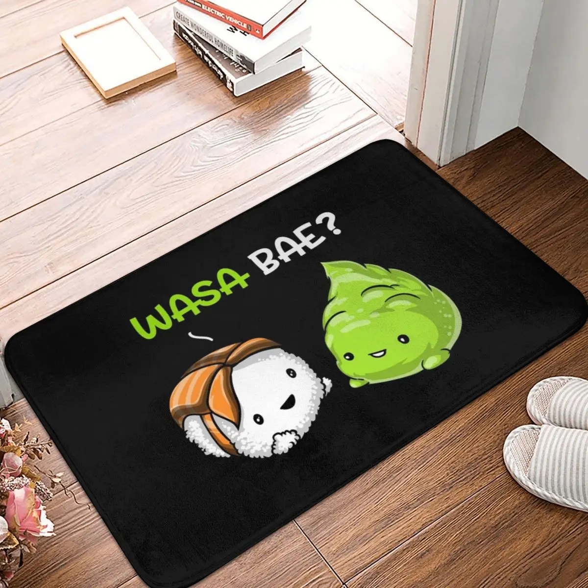 Sushi Wasabi Wasa Bae Doormat Carpet Mat Rug Polyester PVC Non-Slip Floor Decor Bath Bathroom Kitchen Living Room 40x60
Sushi Wasabi Wasa Bae Doormat Carpet Mat Rug Polyester PVC Non-Slip Floor Decor Bath Bathroom Kitchen Living Room 40x60