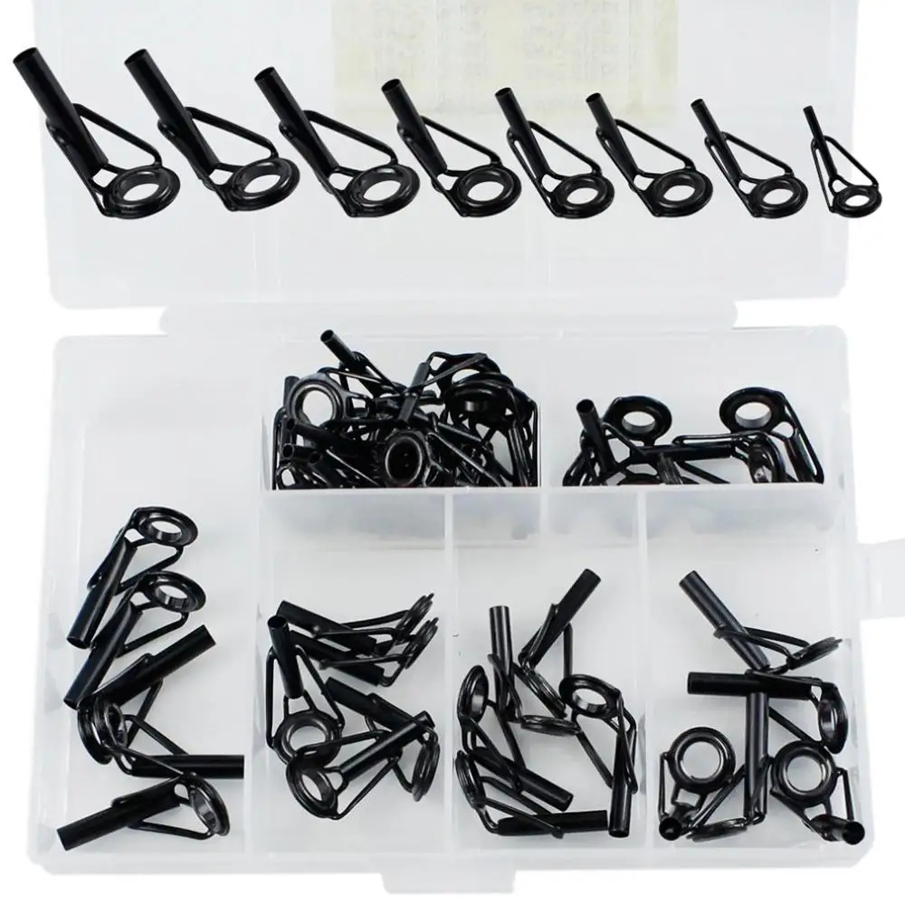 40pcs Mixed Stainless Steel Guide Ring Fishing Accessories Fishing Rod Wire Ring Tip Set Kit Strong DIY Eye Rings for Lure R
40pcs Mixed Stainless Steel Guide Ring Fishing Accessories Fishing Rod Wire Ring Tip Set Kit Strong DIY Eye Rings for Lure R