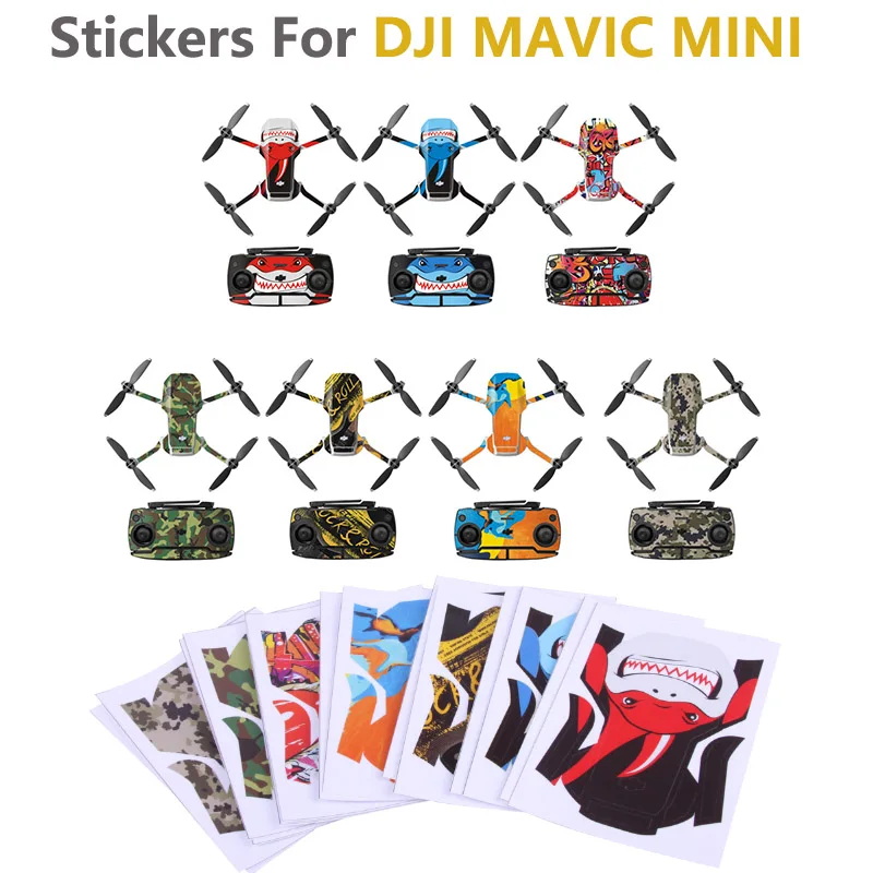 For DJI MINI SE PVC Stickers Waterproof Scratch-proof Decals Full Cover Skin Accessories for DJI Mavic Mini Drone Accessories
For DJI MINI SE PVC Stickers Waterproof Scratch-proof Decals Full Cover Skin Accessories for DJI Mavic Mini Drone Accessories