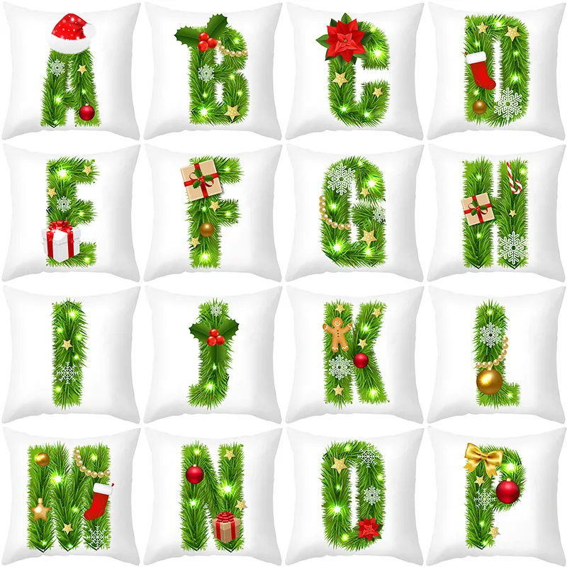 Green Letter Cushion Pillowcase Decoration Sofa Pillowcase Polyester Pillowcase Decoration Merry Christmas Decoration For Home
Green Letter Cushion Pillowcase Decoration Sofa Pillowcase Polyester Pillowcase Decoration Merry Christmas Decoration For Home