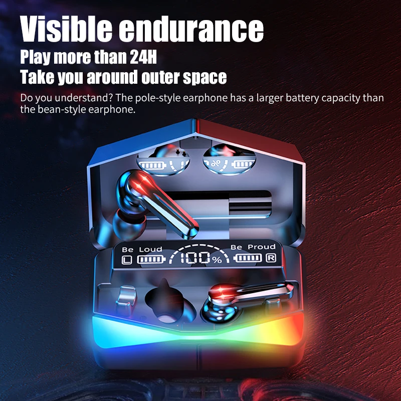 Earphones M28 Low Latency Earbuds Game Earphones Touch Control Bluetooth 5.1 Wireless Headphnes With Mirror Screen LED Display
Earphones M28 Low Latency Earbuds Game Earphones Touch Control Bluetooth 5.1 Wireless Headphnes With Mirror Screen LED Display