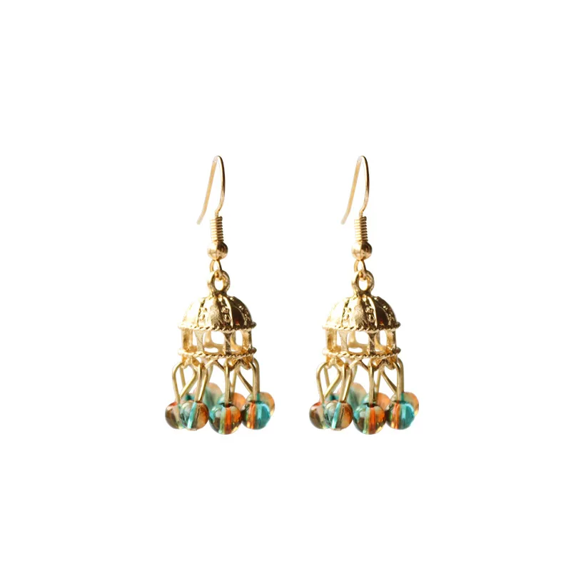 Sweet girl heart dream castle two-color Glass Earrings feminine temperament simple and versatile personality Earrings
Sweet girl heart dream castle two-color Glass Earrings feminine temperament simple and versatile personality Earrings