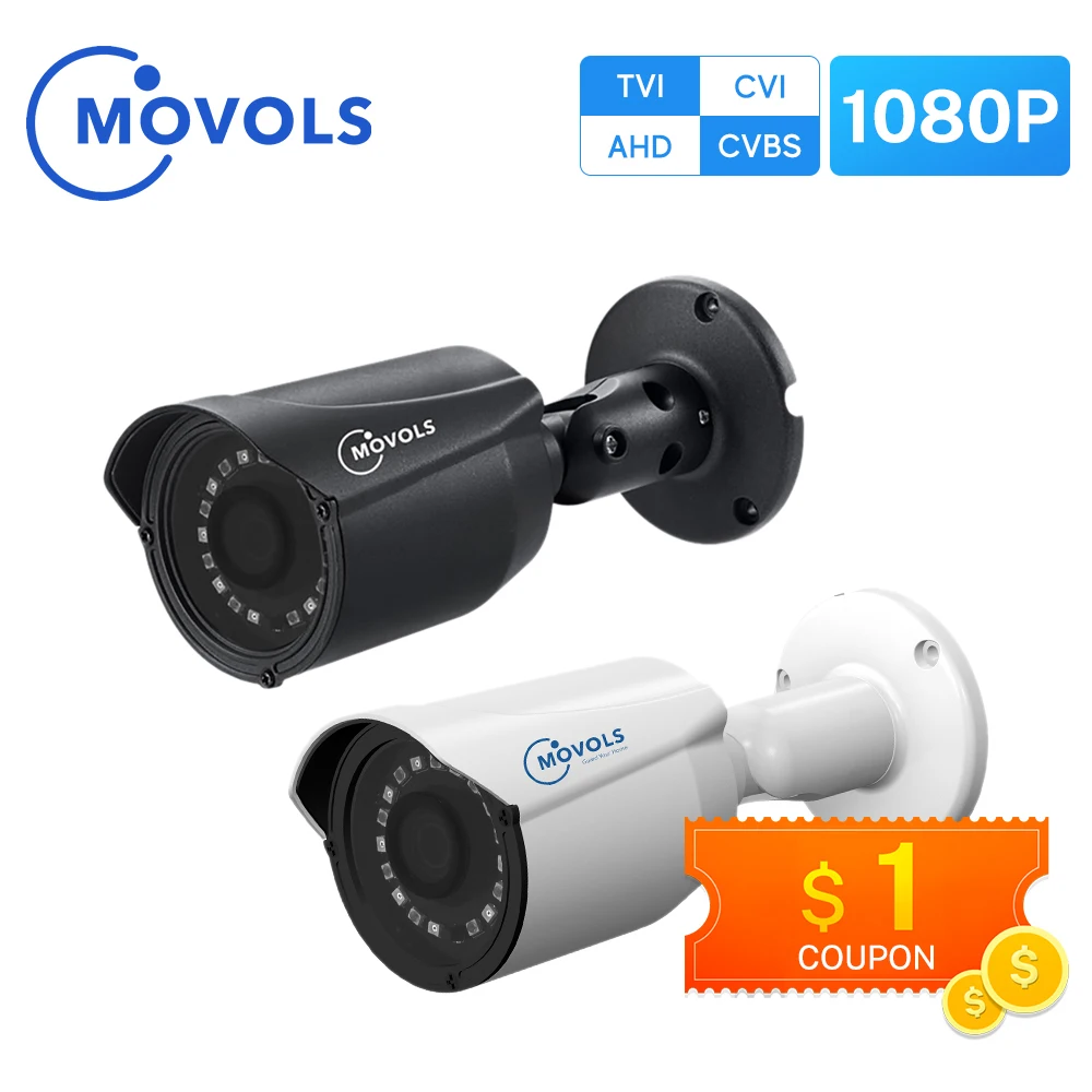 NEW MOVOLS 1080P CCTV Camera 2MP HD Indoor Outdoor Waterproof Analog Sony Sensor Bullet IR AHD / TVI / CVI/CVBS Surveillance
NEW MOVOLS 1080P CCTV Camera 2MP HD Indoor Outdoor Waterproof Analog Sony Sensor Bullet IR AHD / TVI / CVI/CVBS Surveillance