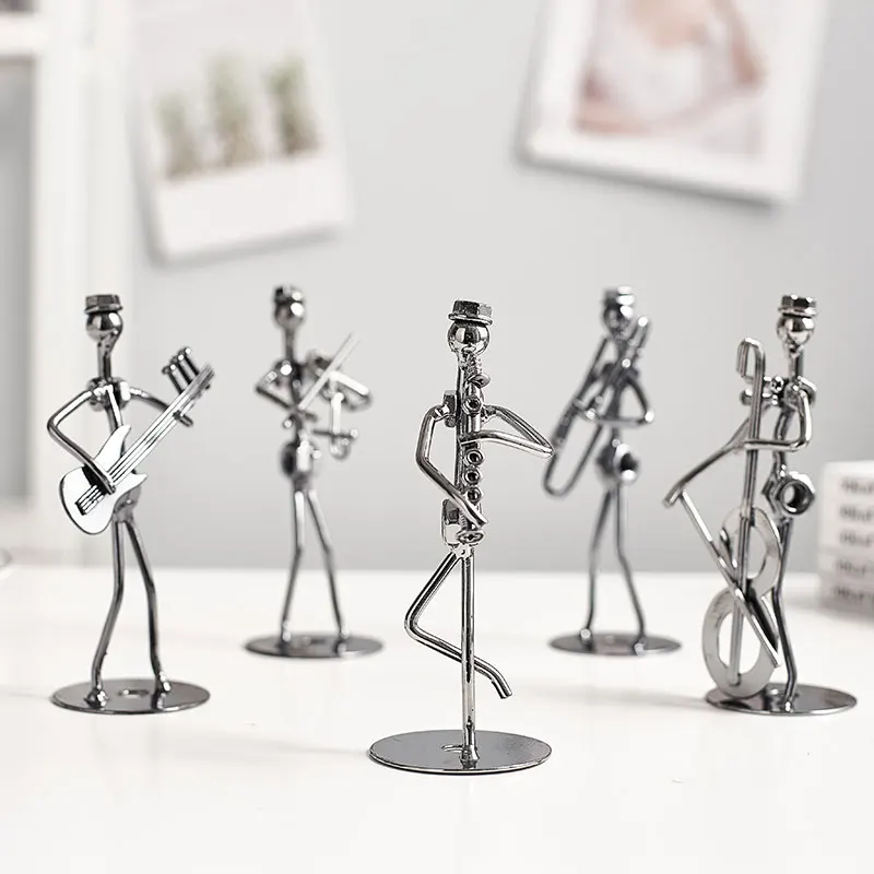 Decoration of the house Instrument Musical Figures Iron Ornament Music Man Figures Christmas gift Set of 8pcs Mini Fashion
Decoration of the house Instrument Musical Figures Iron Ornament Music Man Figures Christmas gift Set of 8pcs Mini Fashion
