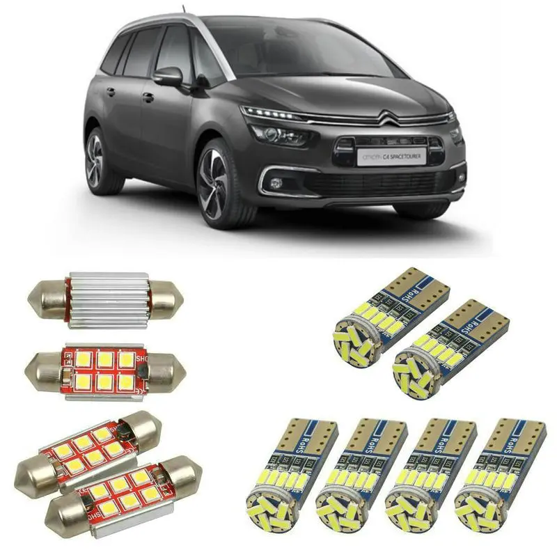 Interior led Car lights For citroen grand c4 space tourer 3a 3e minivan dome bulbs for cars License Plate Light 10pc
Interior led Car lights For citroen grand c4 space tourer 3a 3e minivan dome bulbs for cars License Plate Light 10pc