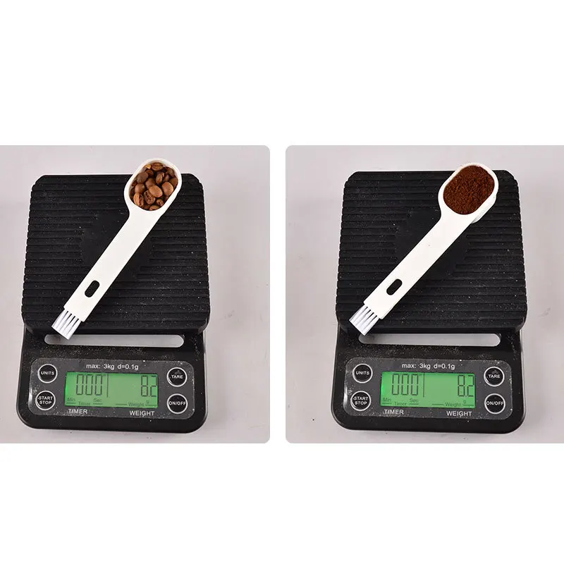 Coffee Powder Spoon With Brush Portable Coffee Powder Measuring Spoon Household Plastic Tea Scoop Kitchen Bean Measuring Tools
Coffee Powder Spoon With Brush Portable Coffee Powder Measuring Spoon Household Plastic Tea Scoop Kitchen Bean Measuring Tools