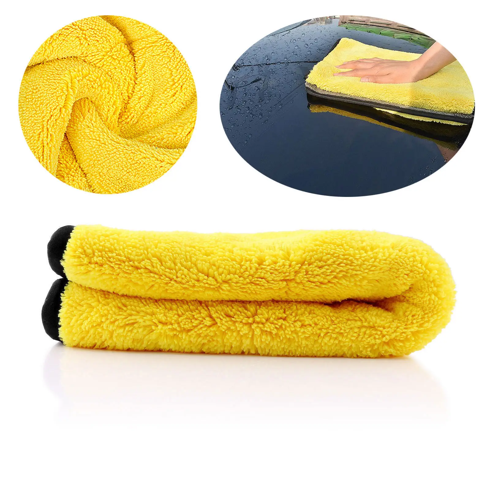 3 Size Super Absorbent Car Wash Cloth No Trace Microfiber Towel Cleaning Drying Cloth Rag Detailing Car Towel Car Care Polishing
3 Size Super Absorbent Car Wash Cloth No Trace Microfiber Towel Cleaning Drying Cloth Rag Detailing Car Towel Car Care Polishing