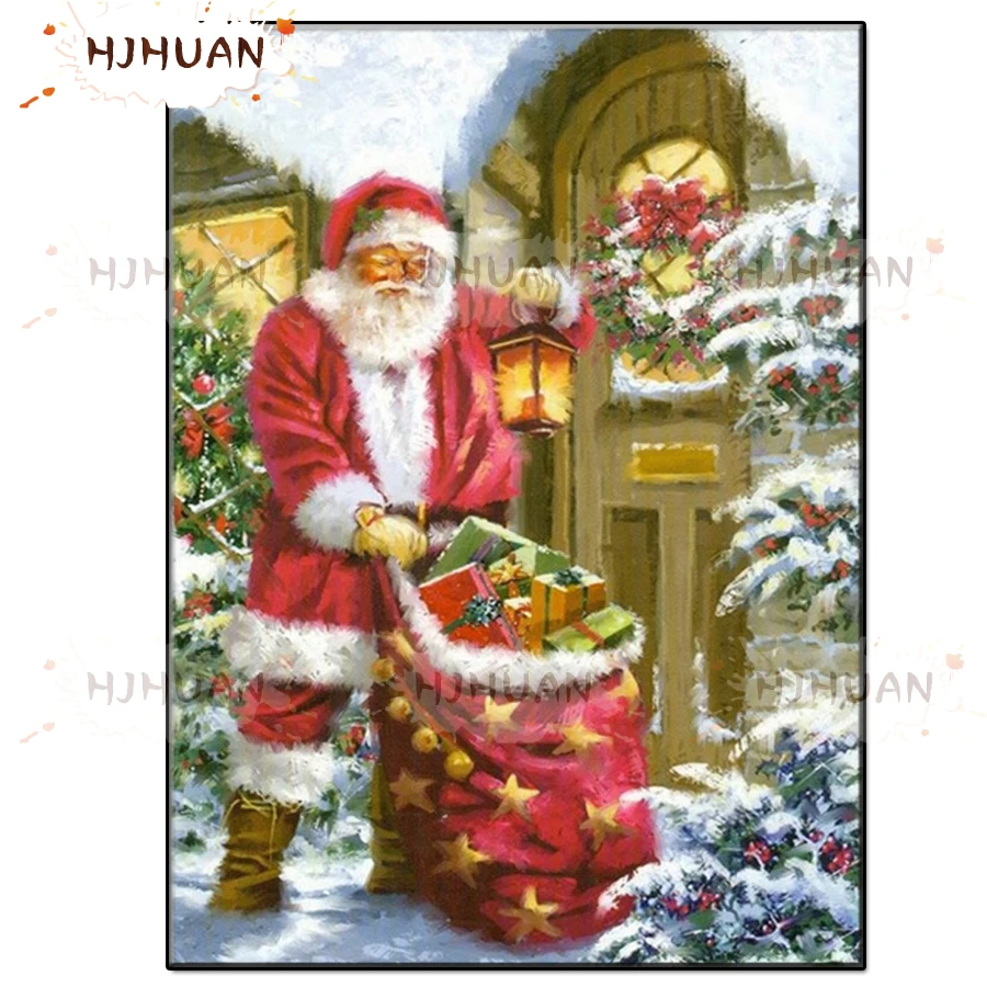 Snow scene, santa claus, christmas decoration Full Square Diamond 5D DIY Diamond Painting Cross Stitch Rhinestone Painting Decor
Snow scene, santa claus, christmas decoration Full Square Diamond 5D DIY Diamond Painting Cross Stitch Rhinestone Painting Decor