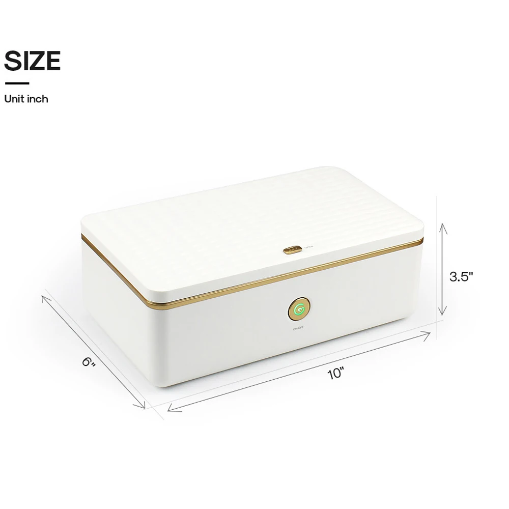 Portable Nail Tool UV Sterilizer Box Sterilizer for Scissors Machine Mask Phone Makeup Manicure Dry Heat Sterilizer Ozono
Portable Nail Tool UV Sterilizer Box Sterilizer for Scissors Machine Mask Phone Makeup Manicure Dry Heat Sterilizer Ozono