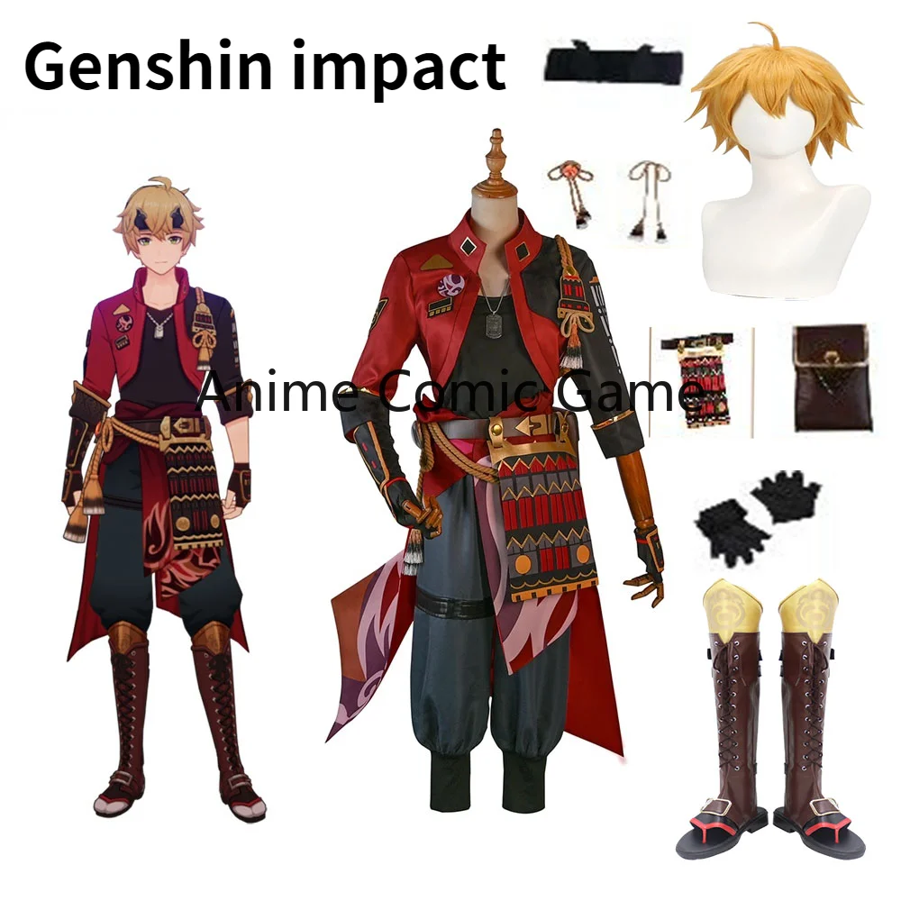 Костюм для косплея из аниме «геншин ударт Тохма Тома»
Костюм для косплея из аниме «геншин ударт Тохма Тома»