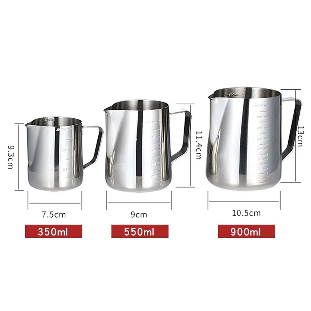 Stainless Steel Frothing Coffee Pitcher Pull Flower Cup Cappuccino Milk Pot Espresso Cups Latte Art Milk Frother Frothing Jug 
Stainless Steel Frothing Coffee Pitcher Pull Flower Cup Cappuccino Milk Pot Espresso Cups Latte Art Milk Frother Frothing Jug