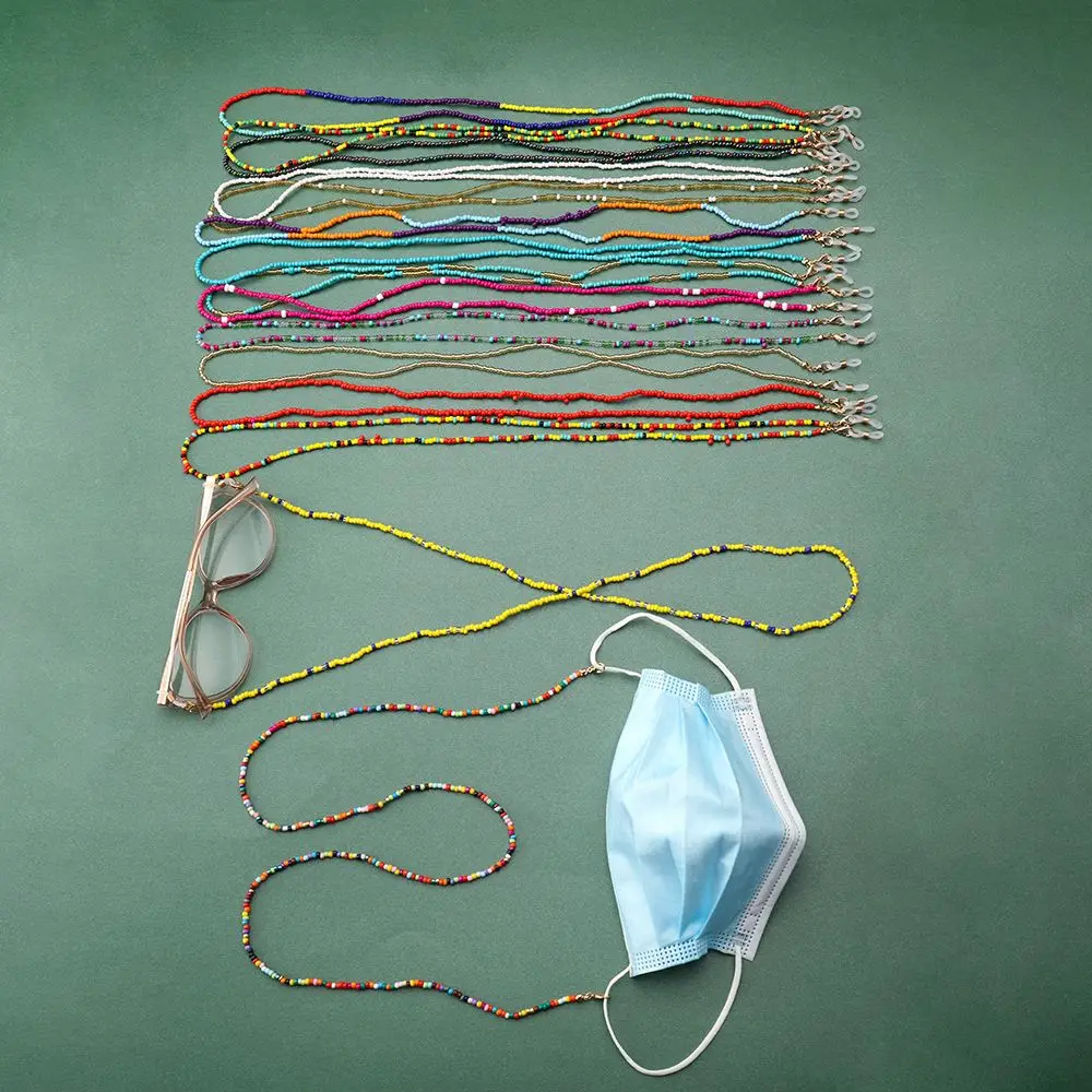 Neck Lanyard for Women Colorful Eyeglass Chains Glasses Chains Mask Chains Glasses Holder Strap Beaded Mask Lanyard
Neck Lanyard for Women Colorful Eyeglass Chains Glasses Chains Mask Chains Glasses Holder Strap Beaded Mask Lanyard