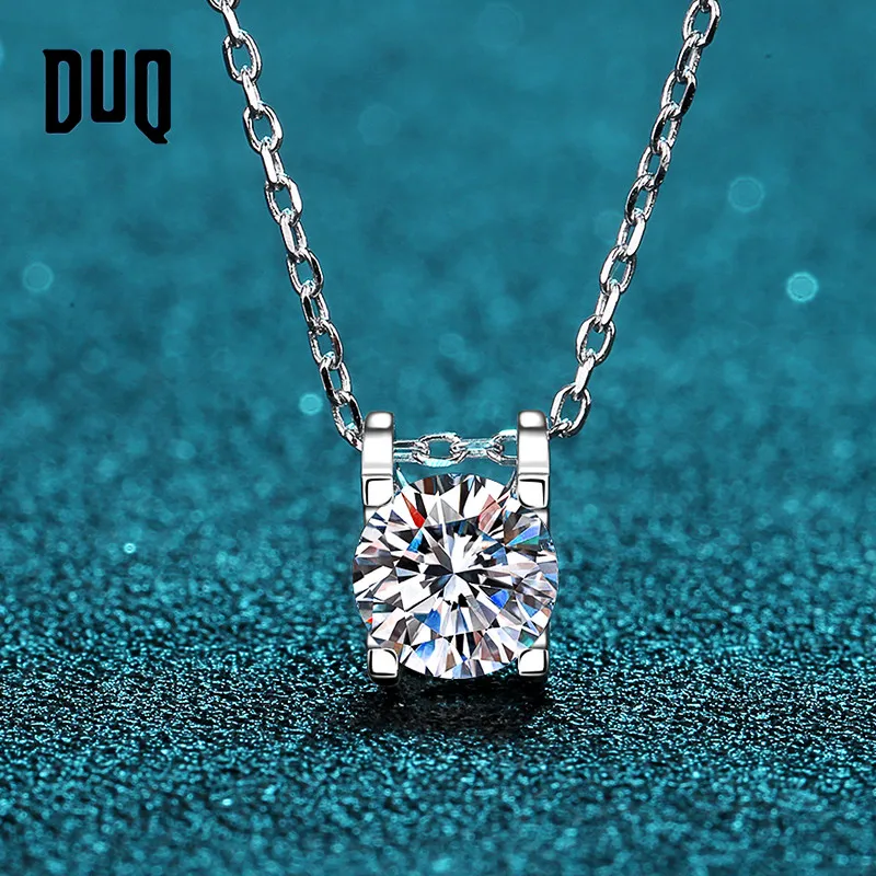 DUQ Moissanite Sterling Silver Necklace For Woman,0.8-2CT,high grade birthday gift,fashion jewelry,forever love valentines
DUQ Moissanite Sterling Silver Necklace For Woman,0.8-2CT,high grade birthday gift,fashion jewelry,forever love valentines