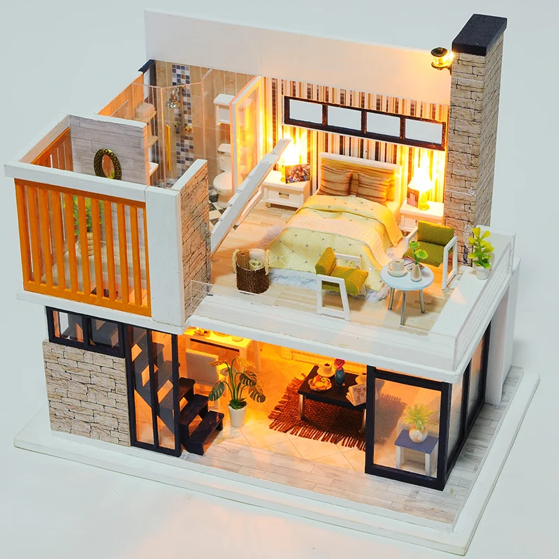 DIY Doll House Wooden Doll Houses Miniature Dollhouse Furniture Swimming Pool Kit Building villa Toy for children Christmas Gift
DIY Doll House Wooden Doll Houses Miniature Dollhouse Furniture Swimming Pool Kit Building villa Toy for children Christmas Gift