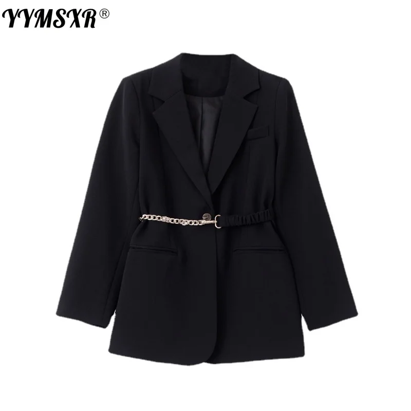 New Women Autumn Jacket Suit Fashion Temperament Pure Color Casual Black Slim Lady Office Blazer High Quality 2022
New Women Autumn Jacket Suit Fashion Temperament Pure Color Casual Black Slim Lady Office Blazer High Quality 2022