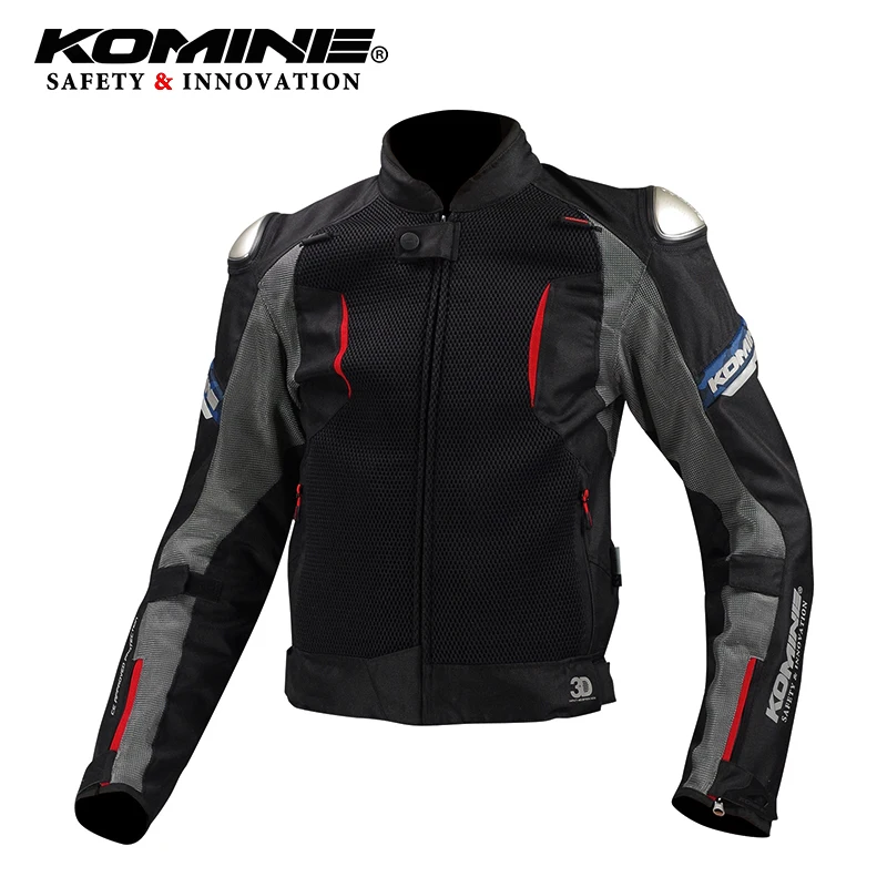KOMINE JK107 JK-107 Titanium Jacket Breathable Mens Jackets With Neck Protector And Lining
KOMINE JK107 JK-107 Titanium Jacket Breathable Mens Jackets With Neck Protector And Lining
