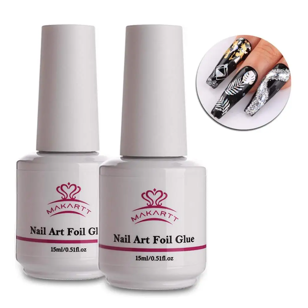 Makartt Nail Art Foil Glue Gel for Foil Stickers Nail Transfer Tips Manicure Art DIY 15ML UV LED Lamp Required Soak Off
Makartt Nail Art Foil Glue Gel for Foil Stickers Nail Transfer Tips Manicure Art DIY 15ML UV LED Lamp Required Soak Off