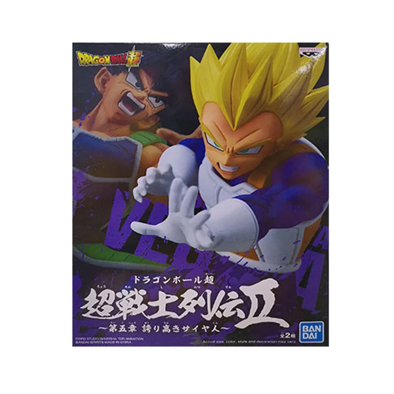 14CM BANDAI 100% Original Anime Dragon Ball Z Super Saiyan Vegeta Pvc Action Collection Model Toys Figuur Speelgoed for Kids
14CM BANDAI 100% Original Anime Dragon Ball Z Super Saiyan Vegeta Pvc Action Collection Model Toys Figuur Speelgoed for Kids