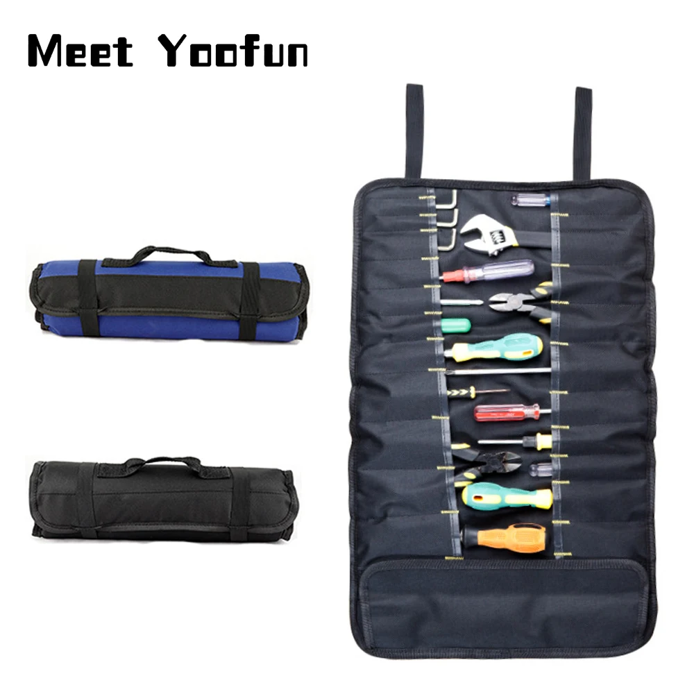 Tool Roll Up Bag Wrench Holder Pouch Tool Tote Bags Organizers Portable Canvas Carrier for Electricians
Tool Roll Up Bag Wrench Holder Pouch Tool Tote Bags Organizers Portable Canvas Carrier for Electricians