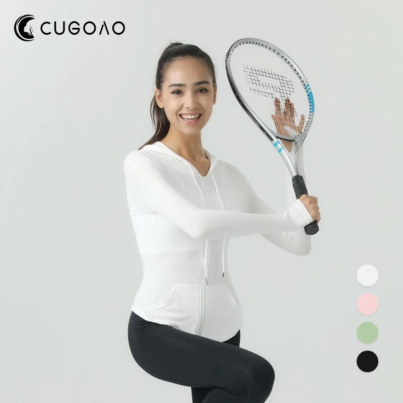 CUGOAO Women Athletic Sport Shirts Long Sleeved Fitness Coat Yoga Crop Tops With Thumb Holes Gym Jacket Workout Sweatshirts
CUGOAO Women Athletic Sport Shirts Long Sleeved Fitness Coat Yoga Crop Tops With Thumb Holes Gym Jacket Workout Sweatshirts