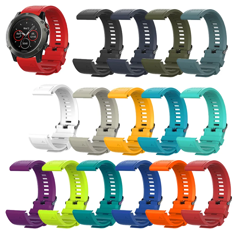 Ремешок силиконовый для наручных часов, быстросъемный браслет для Garmin Fenix 5X/5S Plus Fenix 3HR, 20 мм 22 мм 26 мм
Ремешок силиконовый для наручных часов, быстросъемный браслет для Garmin Fenix 5X/5S Plus Fenix 3HR, 20 мм 22 мм 26 мм