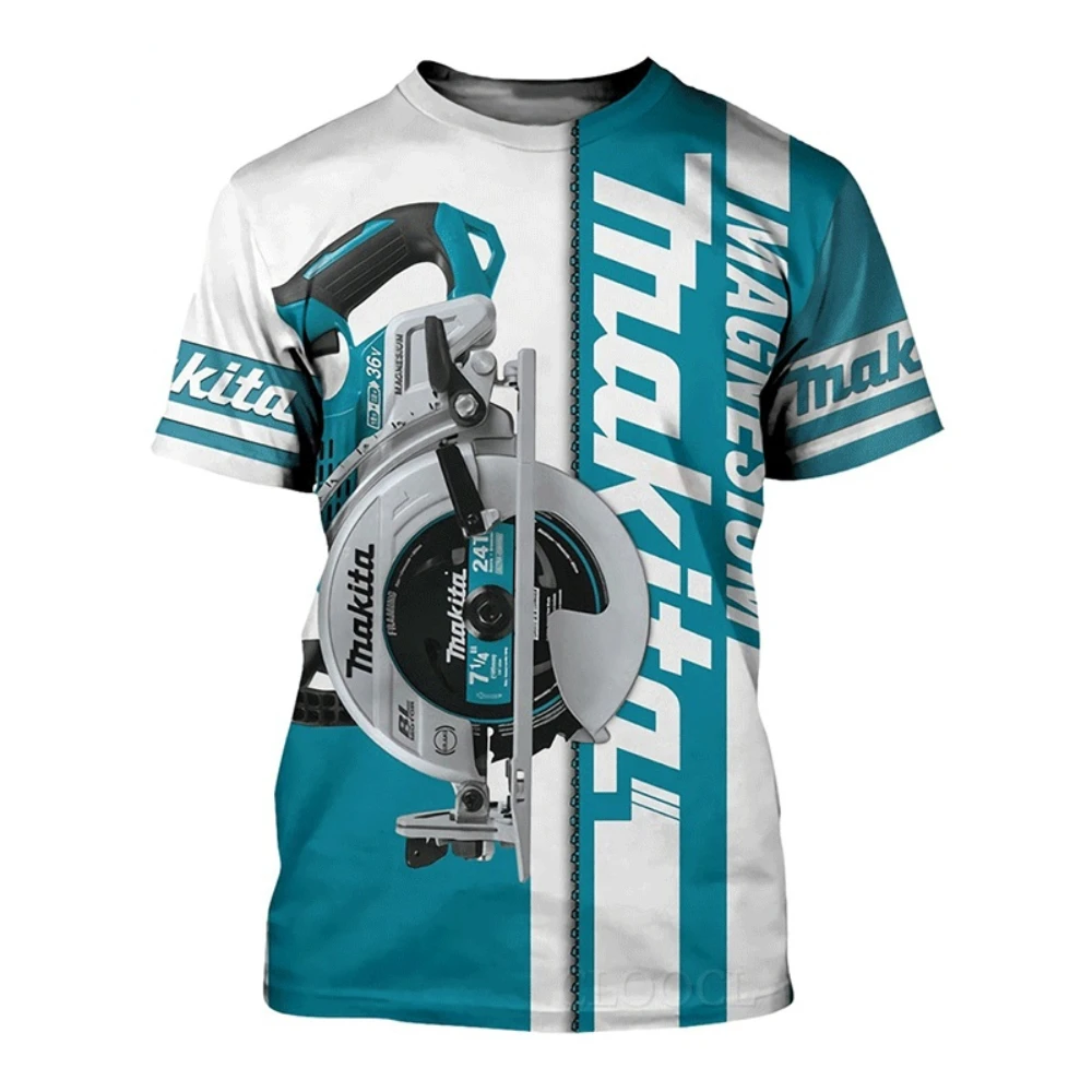 Men's T-shirt CLOOCL latest Makita tools 3D printing Harajuku summer short-sleeved street casual unisex couple top
Men's T-shirt CLOOCL latest Makita tools 3D printing Harajuku summer short-sleeved street casual unisex couple top
