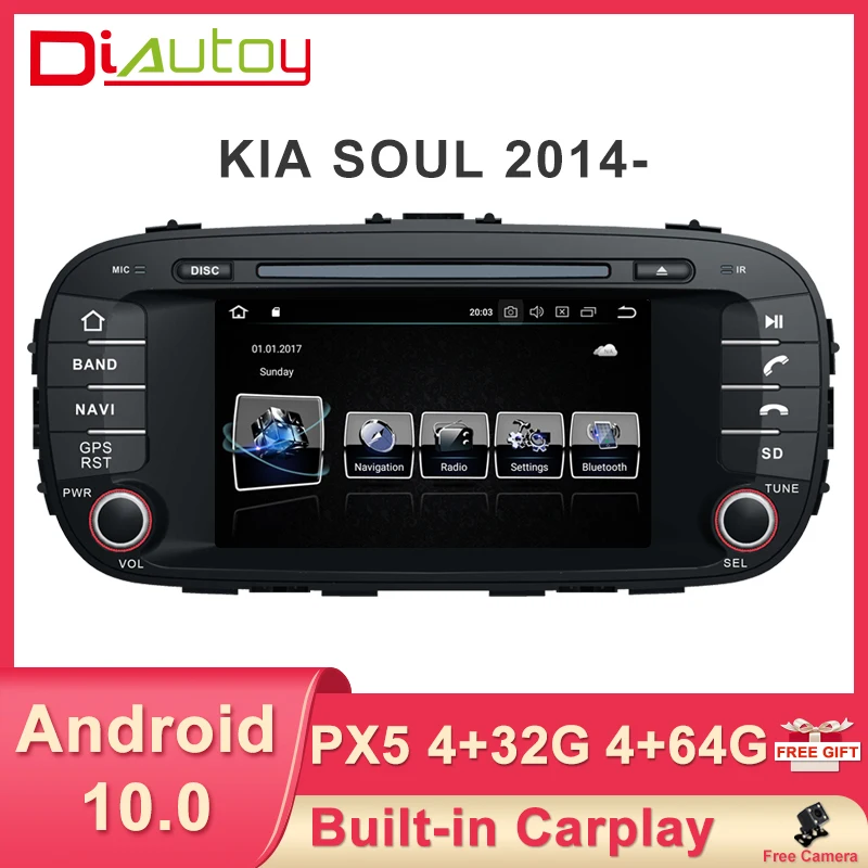 KSPIV 7" Android10 Car Radio for Kia Soul 2014- Multimedia Player GPS Navigation Monitor In Dash CarPlay 4G WIFI DSP Auto Stereo
KSPIV 7" Android10 Car Radio for Kia Soul 2014- Multimedia Player GPS Navigation Monitor In Dash CarPlay 4G WIFI DSP Auto Stereo
