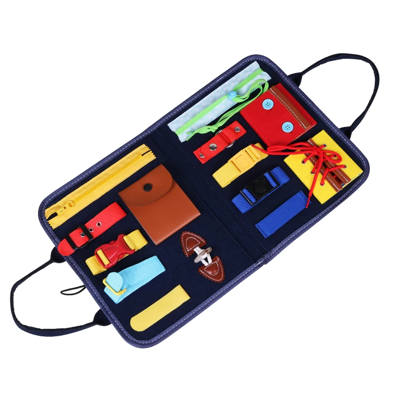 Montessori Busy Board Early Educational Toys Fine Motor Training Self-care Ability Preschool Children Kids Sensory Education
Montessori Busy Board Early Educational Toys Fine Motor Training Self-care Ability Preschool Children Kids Sensory Education