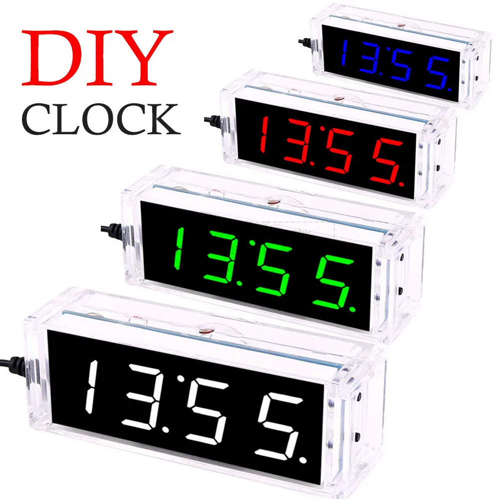 Комплект часов «сделай сам», цифровой прибор с будильником, датой, неделей, температурой, чипом DS1302 для пайки, обучения проекта, электронный ...
Комплект часов «сделай сам», цифровой прибор с будильником, датой, неделей, температурой, чипом DS1302 для пайки, обучения проекта, электронный ...