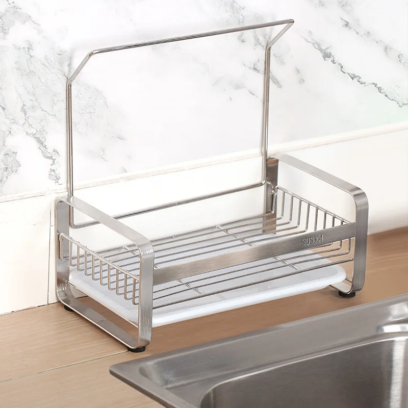Kitchen And Bathroom Supplies Stainless Steel Drain Rack Hanging Basket Punch-free Storage Rack Desktop Rag Faucet Sink Shelf
Kitchen And Bathroom Supplies Stainless Steel Drain Rack Hanging Basket Punch-free Storage Rack Desktop Rag Faucet Sink Shelf