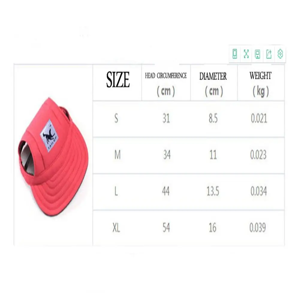 2021 New Pet Dog Hat Baseball Cap Windproof Travel Sports Sun Hats For Puppy Large Dogs Mesh Canvas Dog Cap Pet Supplies
2021 New Pet Dog Hat Baseball Cap Windproof Travel Sports Sun Hats For Puppy Large Dogs Mesh Canvas Dog Cap Pet Supplies