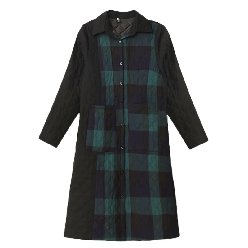 5xl plus size oversized vintage short outwear ladies autumn coat jacket for women winter loose thickening grid coat female A5816
5xl plus size oversized vintage short outwear ladies autumn coat jacket for women winter loose thickening grid coat female A5816
