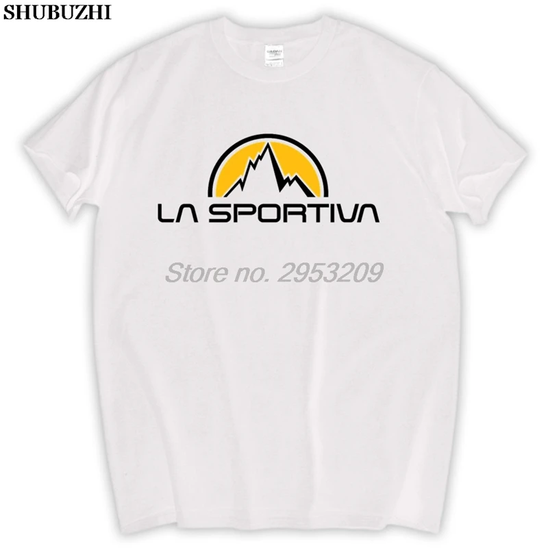 La Sportiva Футболка Топ Чистый хлопок мужская футболка бренд shubuzhi европейский размер