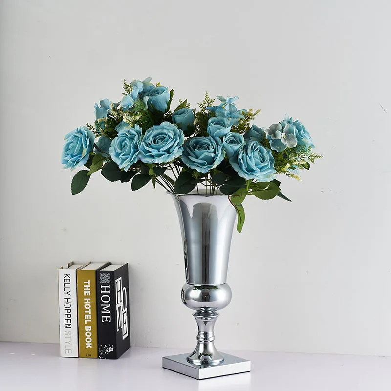 43cm Large Stunning Silver Iron Luxury Flower Vase Wedding Table Centrepiece Home Decor
43cm Large Stunning Silver Iron Luxury Flower Vase Wedding Table Centrepiece Home Decor