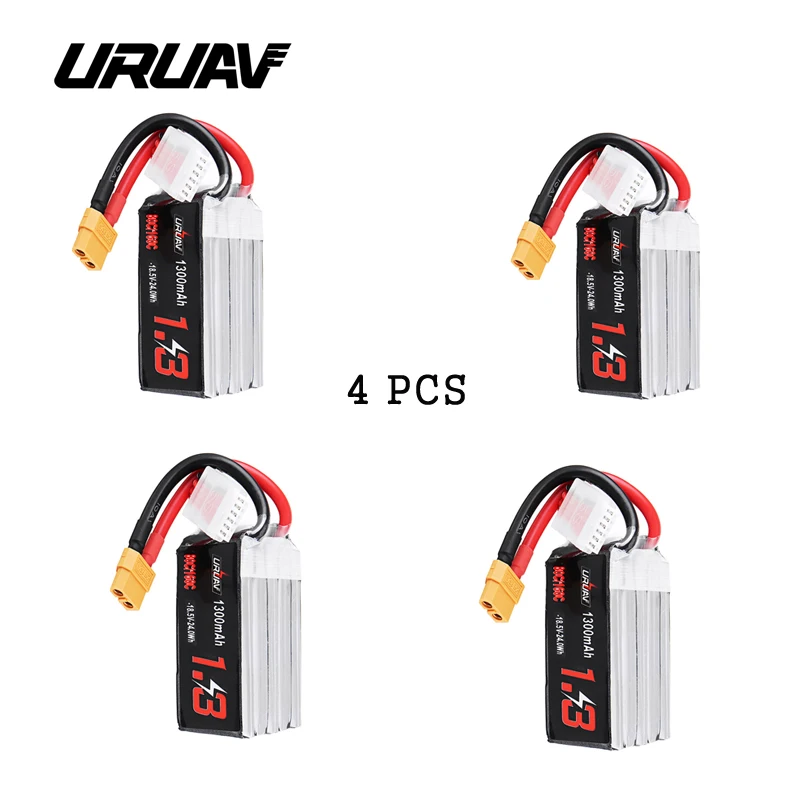 1/2/4 шт. URUAV 18,5 в 1300 мАч 80C/160C RC батарея 5S XT60 разъем Lipo батарея для RC автомобиля FPV RC Дрон Запчасти Аксессуары
1/2/4 шт. URUAV 18,5 в 1300 мАч 80C/160C RC батарея 5S XT60 разъем Lipo батарея для RC автомобиля FPV RC Дрон Запчасти Аксессуары