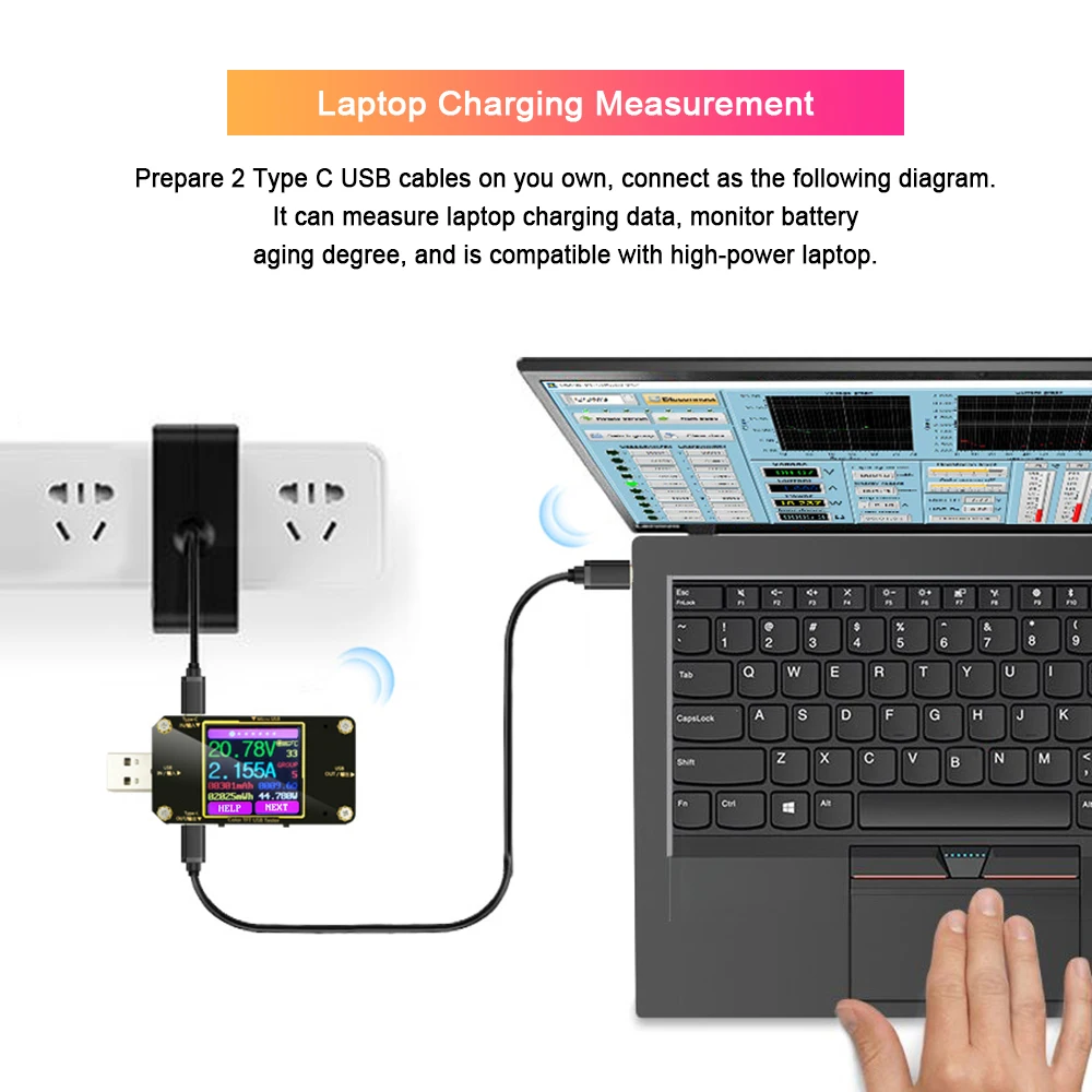 Type C USB Tester with TFT LCD Color Screen USB Voltmeter Ammeter Current Voltage Tester Mini Digital Multimeter with Iron Case
Type C USB Tester with TFT LCD Color Screen USB Voltmeter Ammeter Current Voltage Tester Mini Digital Multimeter with Iron Case