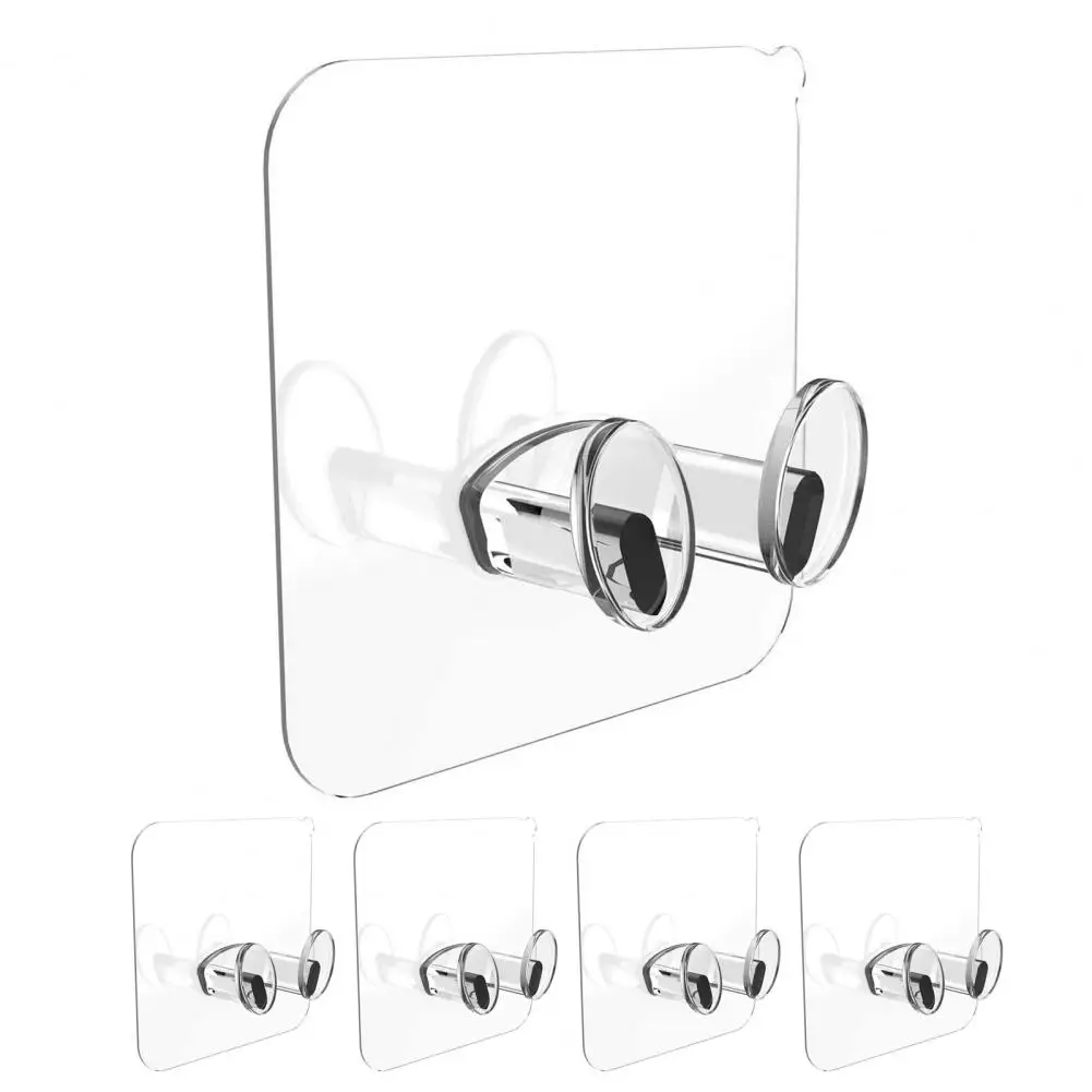 5Pcs/Set Wall Hook Waterproof Strong Viscosity Transparent Multifunctional Sticking Hook for Bedroom
5Pcs/Set Wall Hook Waterproof Strong Viscosity Transparent Multifunctional Sticking Hook for Bedroom