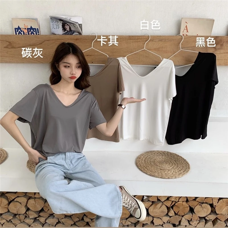 joker show thin languid is lazy loose t-shirts female port flavour restoring ancient ways 4 color tops 8031 # in summer
joker show thin languid is lazy loose t-shirts female port flavour restoring ancient ways 4 color tops 8031 # in summer
