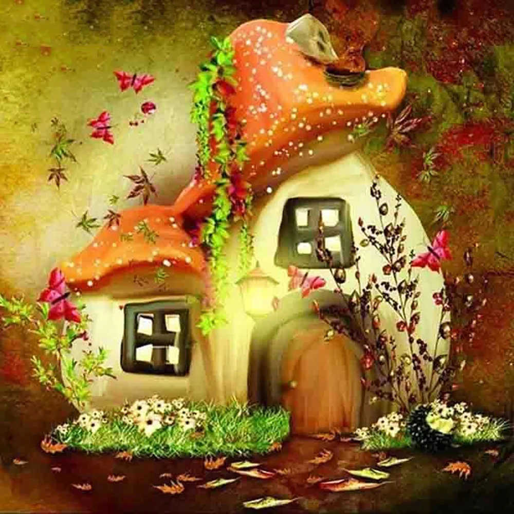 Full Square/round Diamond 5D DIY Diamond Painting Mushroom house Embroidery Cross Stitch Rhinestone Mosaic Home Decor
Full Square/round Diamond 5D DIY Diamond Painting Mushroom house Embroidery Cross Stitch Rhinestone Mosaic Home Decor