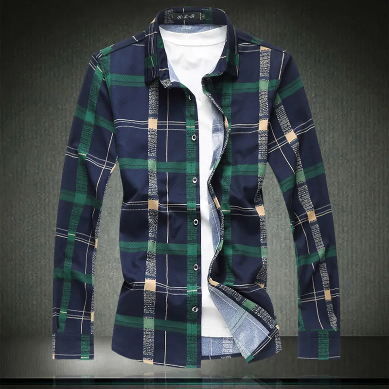 Men High Casual Quality Shirts 2021 New Fashion Plaid Design Male Clothes 7XL Big Men Long Sleeve Shirts M-4XL 5XL 6XL #9718
Men High Casual Quality Shirts 2021 New Fashion Plaid Design Male Clothes 7XL Big Men Long Sleeve Shirts M-4XL 5XL 6XL #9718